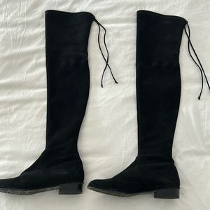Stuart Weitzman Lowland over the knee suede boots